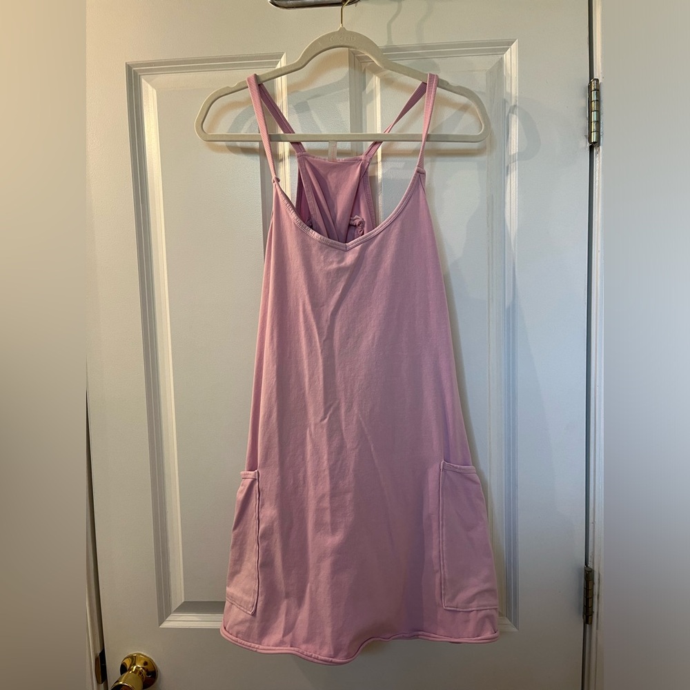 Free People Hot Shot Mini Dress- Bright Orchid